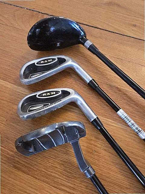 Ram Craigton Junior Set Of 4 RH Junior Graphite Shafts & Grips