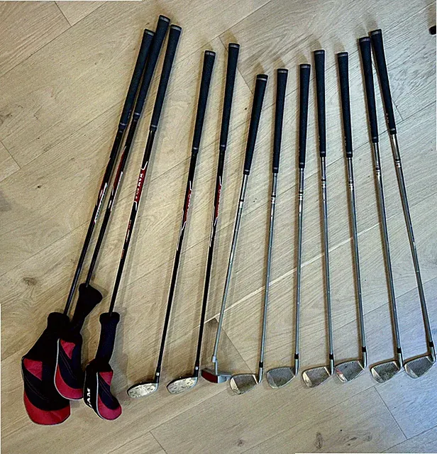 Ram Cubik Men's Full Golf Set With Ram Golf Bag With Cover Used Twice Great Cond