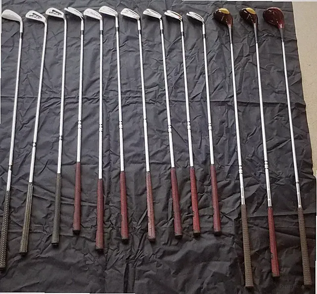 RAM FASTBACK SHOT CONTROL GOLF CLUB SET- 3 DRIVERS/10 IRONS DYNA-LITE + 26 BALLS