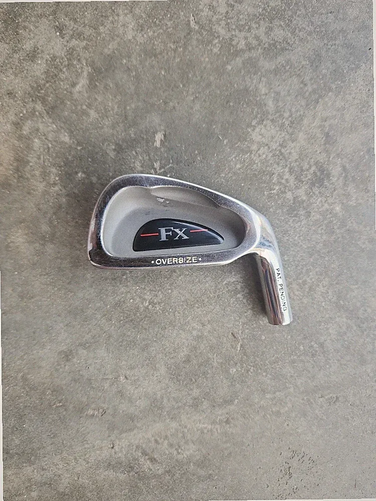 RAM FX Oversize 6 Iron Golf Club Head Only Mens RH Stainless Silver