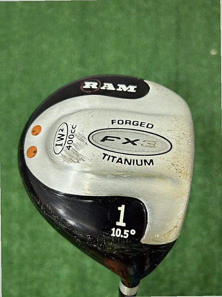 RAM FX3 Titanium Driver 10.5° 1-Wood 200cc Graphite Stiff RH Black/Silver