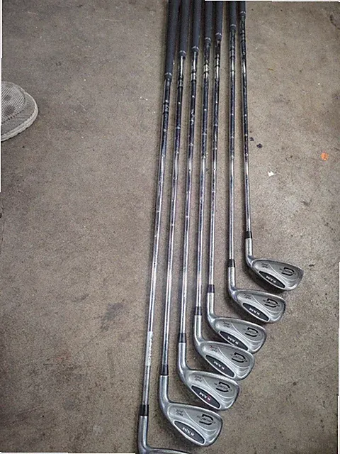RAM G-Force Iron Set (4-9,PW) Right Hand RAM G-Force R-45 Uniflex Steel Shafts