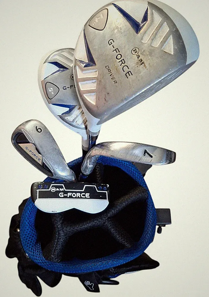 Ram G-Force Junior Boys 5 Club Golf Set Graphite Shafts with Bag - Right Handed