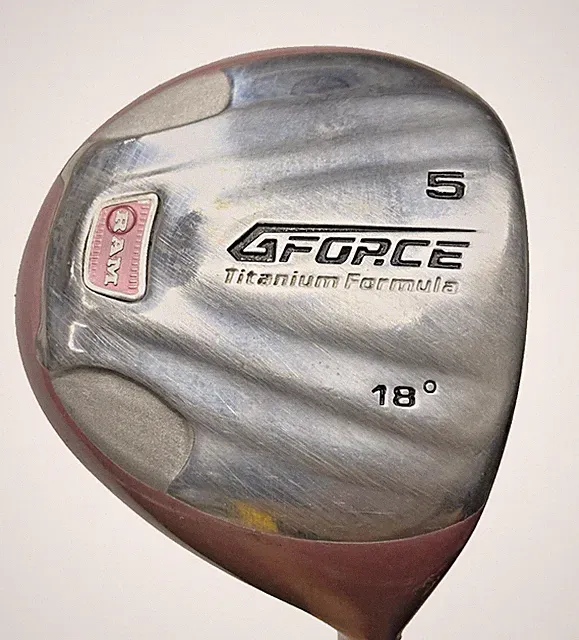 RAM G Force Titanium 5 Wood 18* Right-Handed Ladies Flex Graphite 41" New Grip