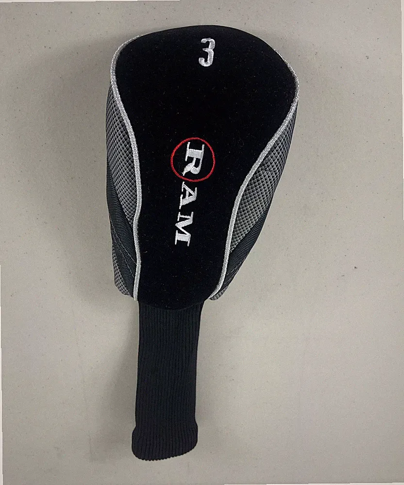 RAM Golf Club Driver Covers Black Sock 3