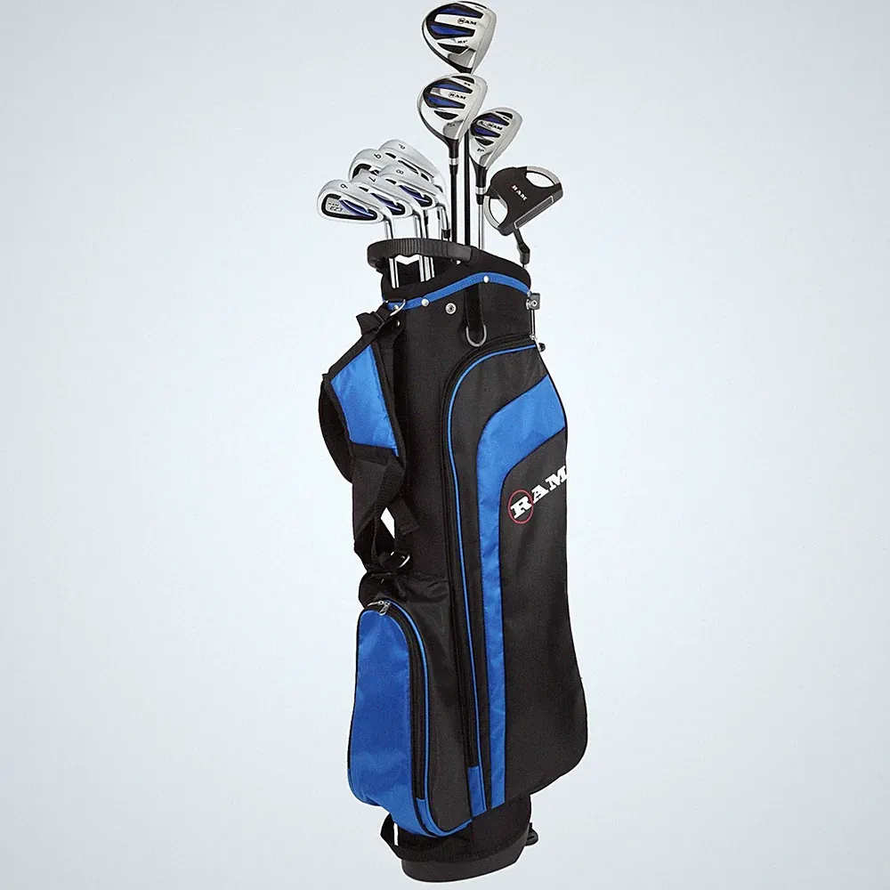 Ram Golf EZ3 Mens Golf Clubs Set with Stand Bag - Graphite/Steel Shafts
