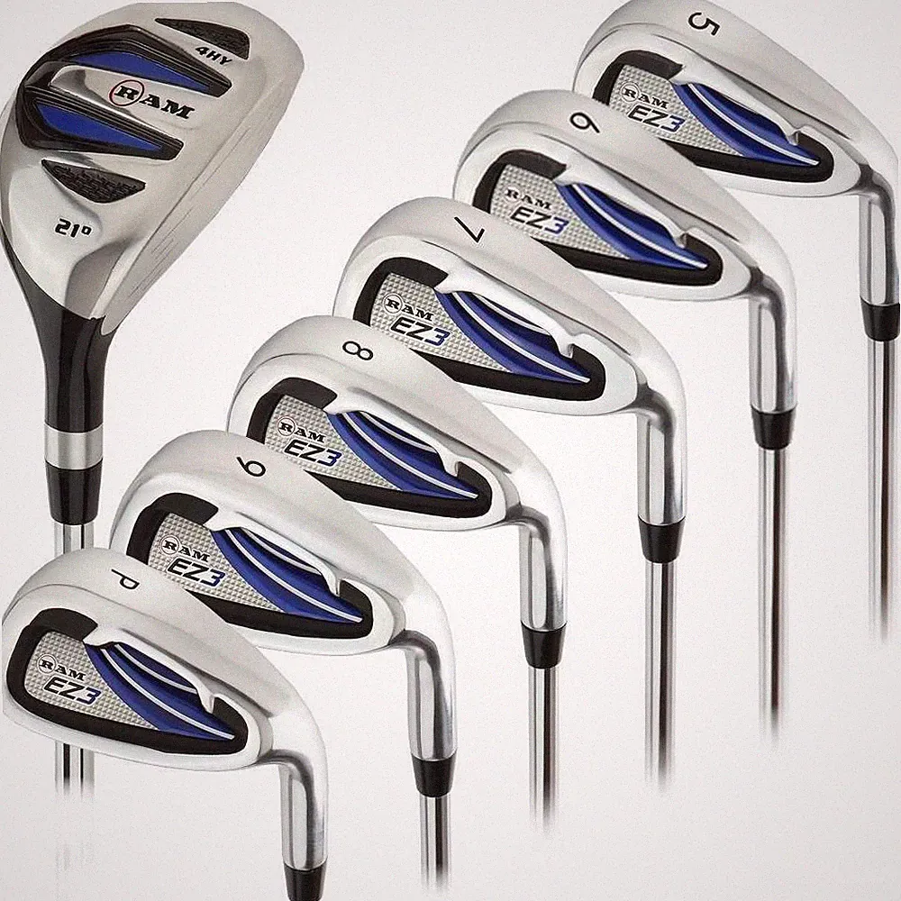 Ram Golf EZ3 Mens Right Hand Iron Set 5-6-7-8-9-PW - FREE HYBRID INCLUDED