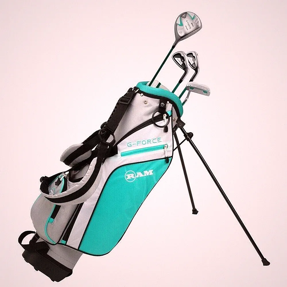 Ram Golf Junior G-Force Girls Golf Clubs Set with Bag, Left Hand