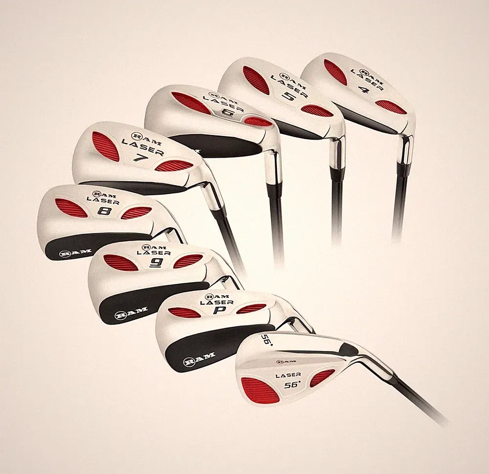 Ram Golf Laser Hybrid Irons Set 4-SW (8 Clubs) - Mens Left Hand