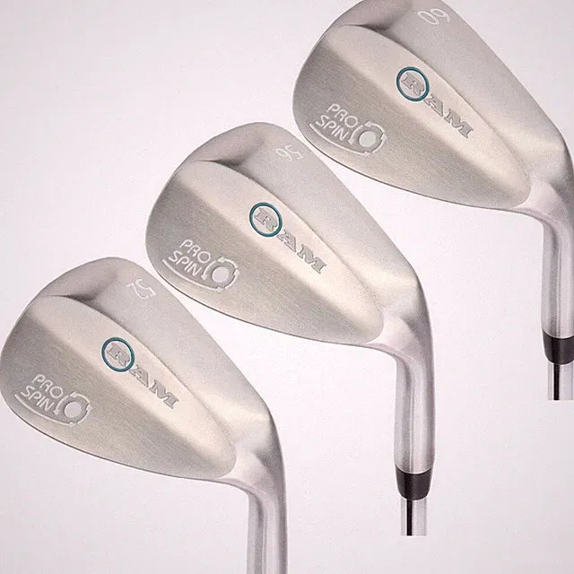 Ram Golf Pro Spin 3 Wedge Set - 52°, 56°, 60° - Graphite Shaft, Lady Flex