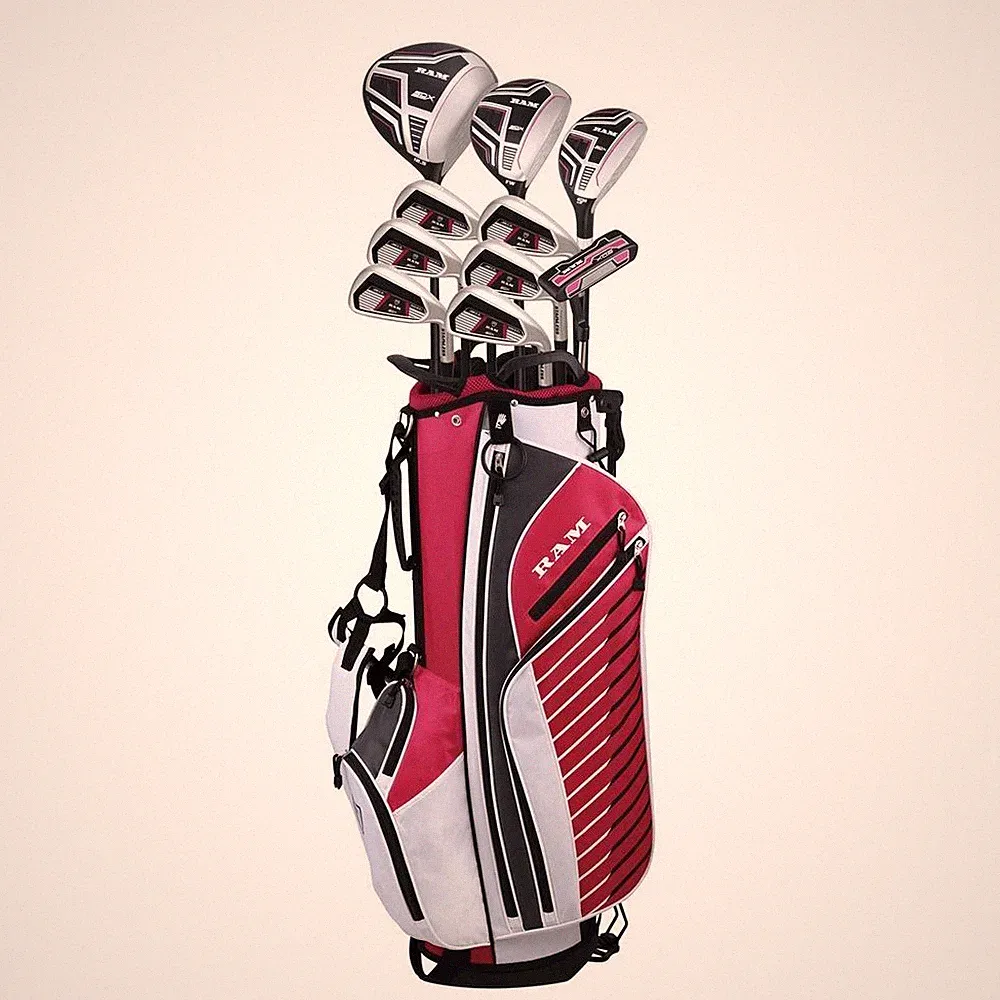 Ram Golf SDX Ladies Golf Clubs Set + Bag, Right Hand, ALL Graphite