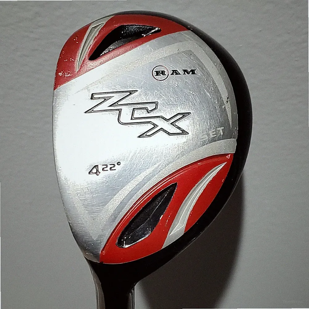 RAM Golf ZCX 4 Hybrid 22* Td-20 Uniflex Graphite Shaft L/h Great Rescue Club