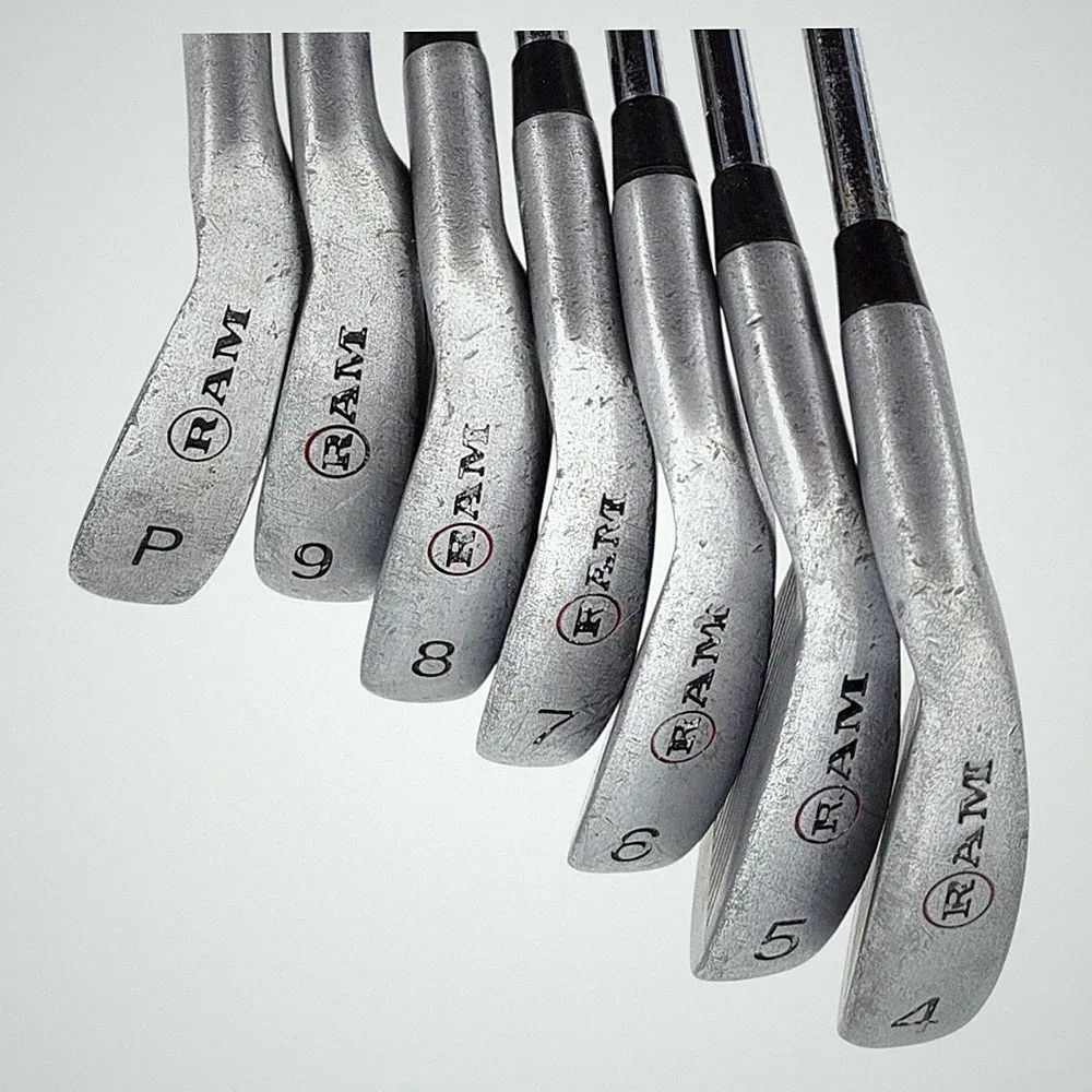 Ram Memorial Deep Cut Cavity Iron Golf Club Set 4-PW Steel Shaft RH