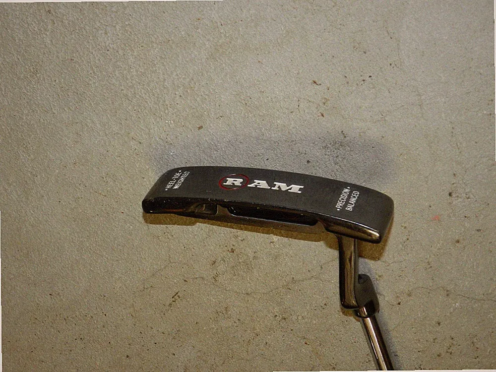 RAM Precision Balanced Heel-Toe Pro Gold Series Putter RH