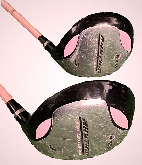 Ram Rhythm Women's Fairway Wood Set 3w, 5w Ladies Graphite RH Nice Factory Grips