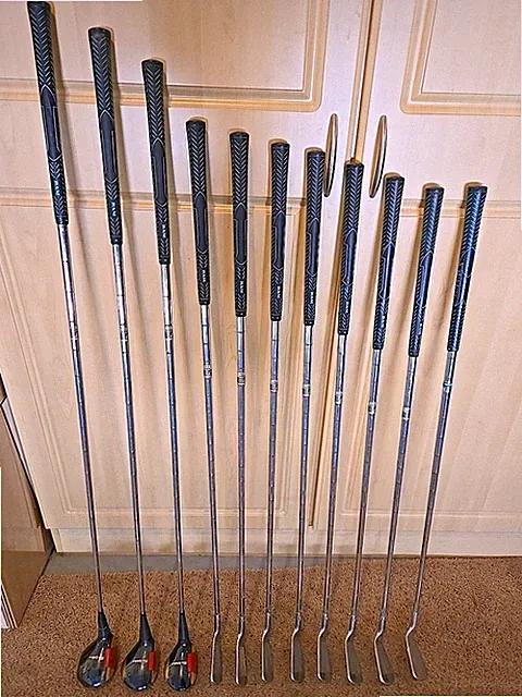 Ram TOM WATSON Pro Custom Clubs Set, 3-PW & Woods, Vintage, Regular Flex RH