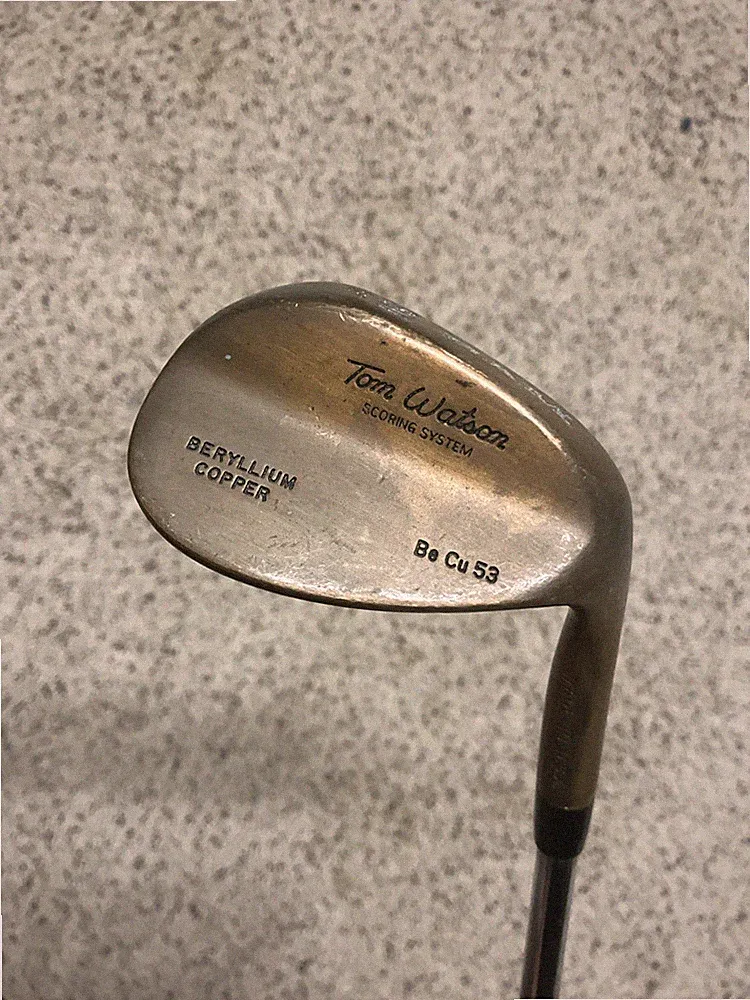 Ram Tom Watson Scoring System BeCU Beryllium Copper 53* Gap Sand Wedge Steel RH