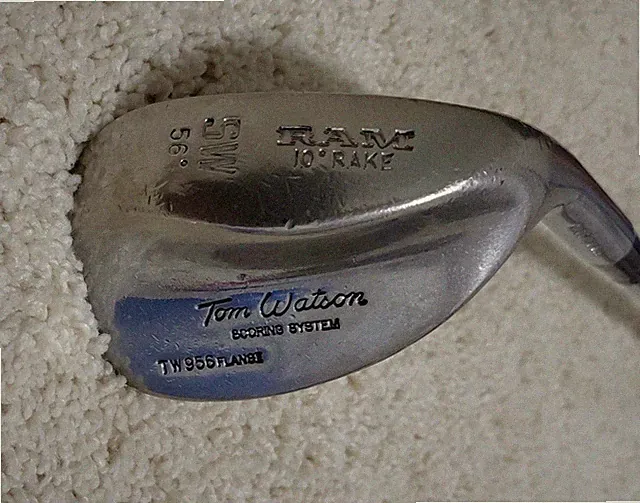 Ram Tom Watson Scoring System TW956 Flange Sand Wedge 56° Steel Mens RH 10° Rake
