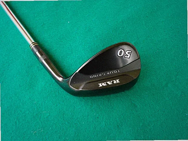 Ram Tour Grind Black Steel 50* Gap Wedge 35.5" Steel Wedge Flex Golf Club Men RH