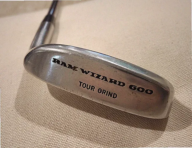 Ram Wizard 600 Putter Tour Grind Steel Shaft Heel Shafted 35" RH