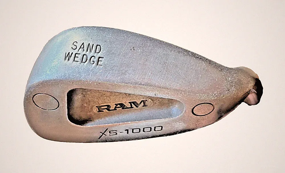 RAM XS 1000 56* STAINLESS SAND WEDGE STIFF STEEL SHAFT SHAFT 36.5" RIGHT HANDED