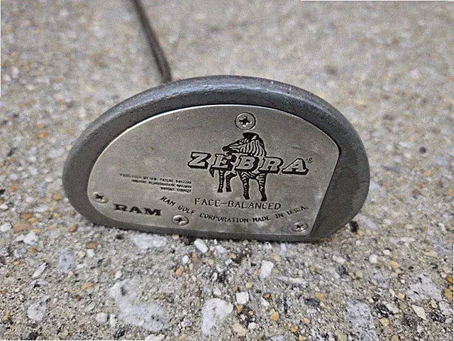 RAM Zebra Mallet Head Putter Face Balanced Gray - Right Handed 35”