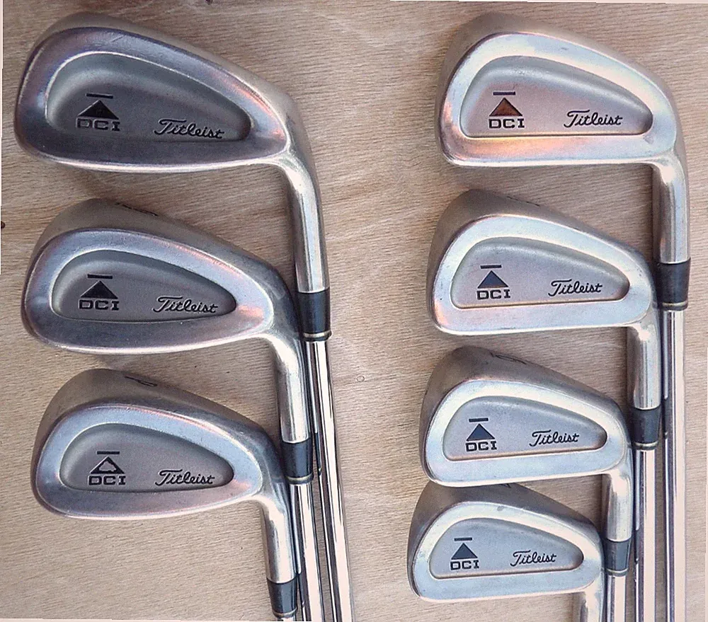 RARE 1996 TITLEIST DCI 962 (NO STAMP) IRONS IRON SET 4-PW STIFF STEEL SHAFTS RH