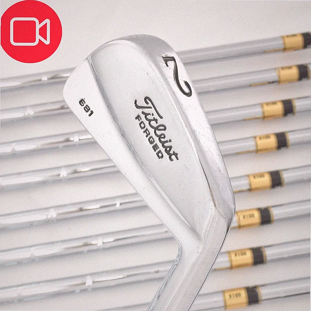 RARE 9pcs Titleist 681 Irons Set 2-3-4-5-6-7-8-9-P PW DG X100 XS RH Golf Clubs