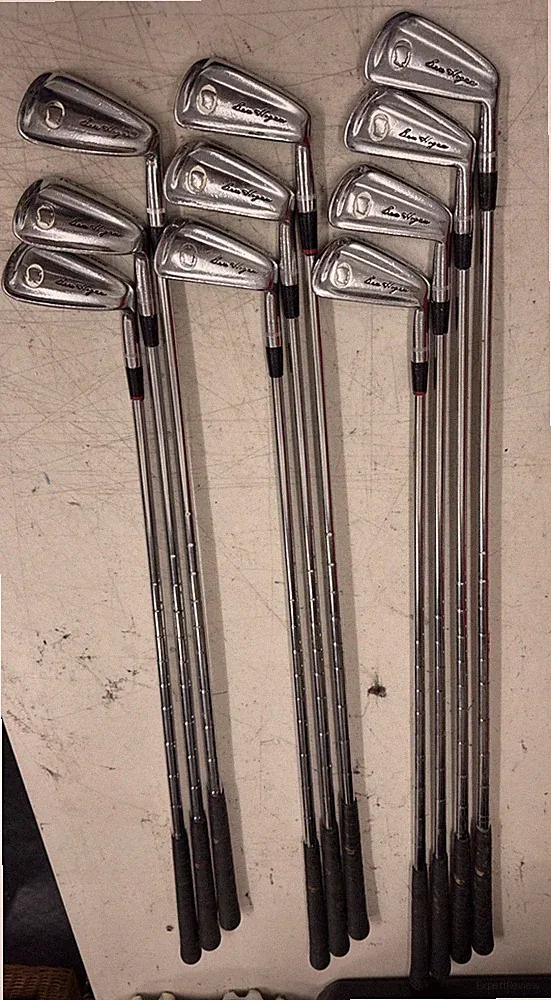 RARE APEX II 2 Ben Hogan set of 10 golf clubs STEEL SHAFT RH 1-9 Equalizer