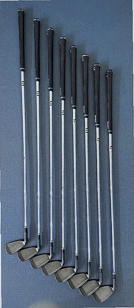 RARE Cleveland TA-5 Gunmetal Irons 3-PW RH/Sensicore Combo Flex - Good Condition