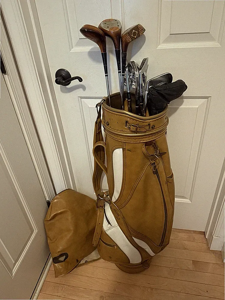 💙RARE MacGREGOR XP270 IRON+WOODS SET GOLF CLUBS~RH~Steel Shafts+GOLDEN BEAR BAG