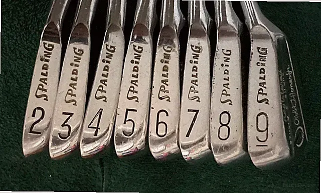 Rare Robert Jones Jr Spalding Iron Set 2 -9 Registered Syncro Stroke Golf Clubs