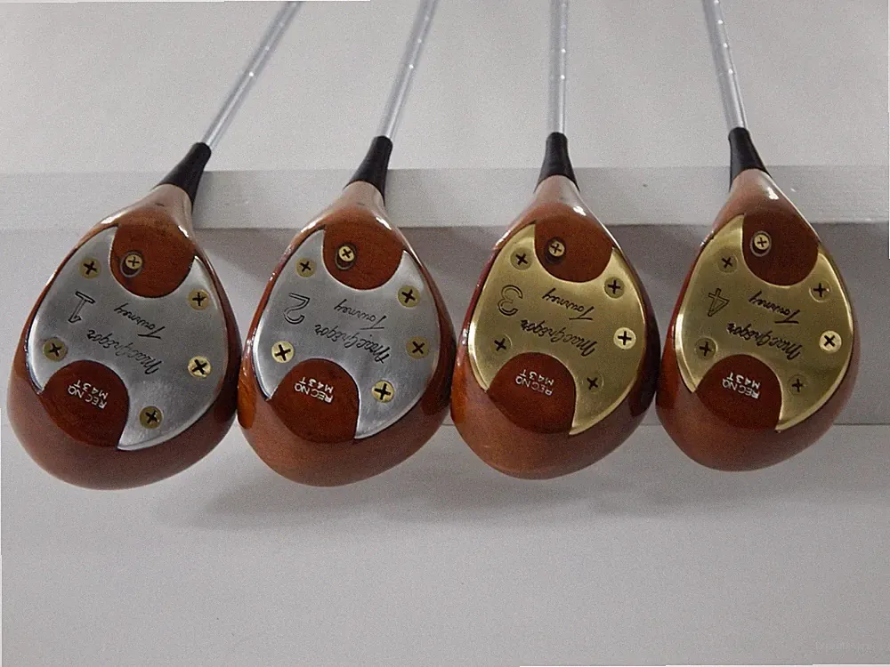 Rare Vintage Refinished MacGregor Tourney M43T 1, 2, 3 & 4 Woods 1950 - 1951