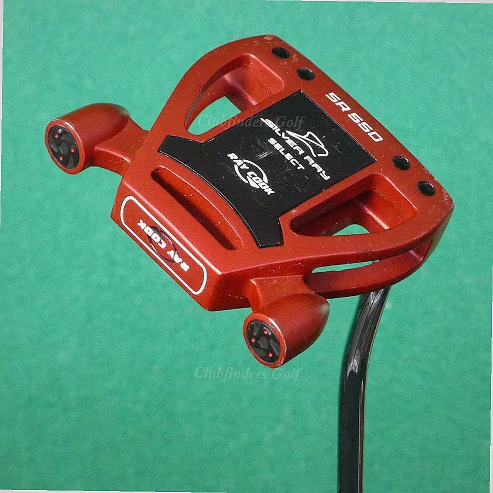 Ray Cook Silver Ray Select SR 550 Red Double-Bend 35" Putter Golf Club