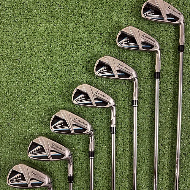 READ Taylormade Sim Max Iron Set 4-PW Dynamic Gold R300 Regular Flex -3” Short