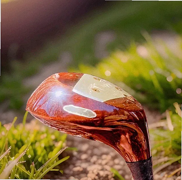 Real Wood Golf Wood Persimmon Mens #1 Driver Refinished MacGregor Par72 WOW RARE