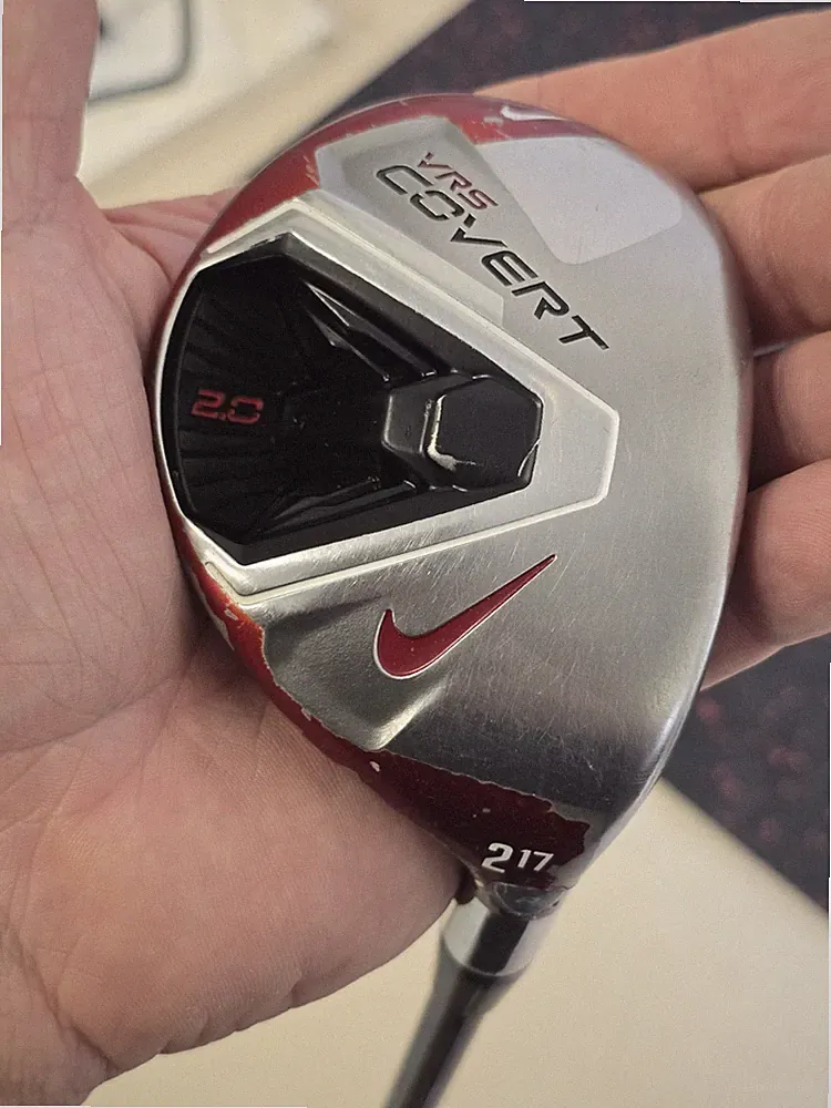 RED NIKE VRS COVERT 2.0 2 HYBRID 17 LOFT REGULAR FLEX KURO KAGE SHAFT RIGHT HAND