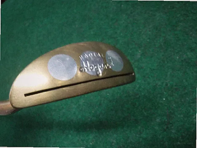 Restored Ben Hogan radial brass putter