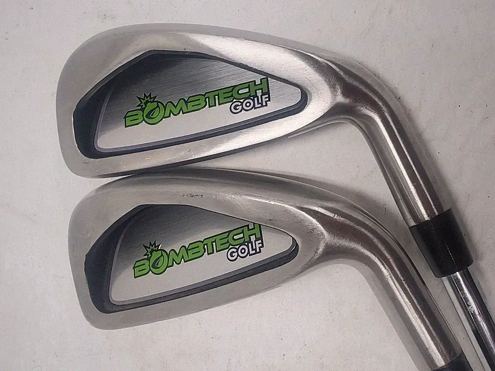 RH Bombtech Golf 4 & 5 Iron Lot Set Good Cond Steel Shaft Mens Bomb Tech