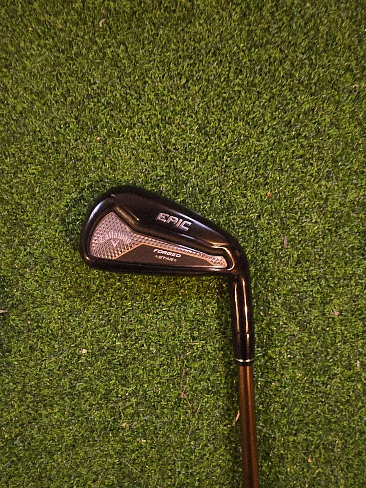 RH Callaway EPIC Forged Star E19 7 Iron UST ATTAS Speed 50R Graphite Regular