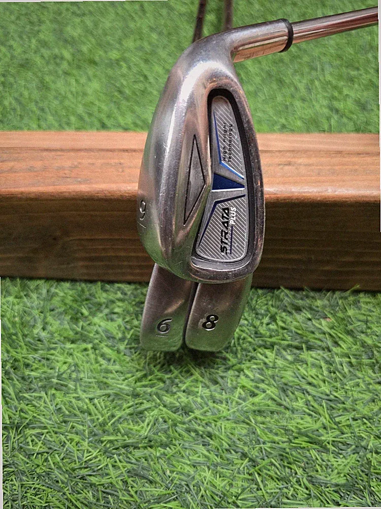 RH Callaway Strata Plus 6,8,9 Iron Set Steel Stiff Golf Clubs UPC2206