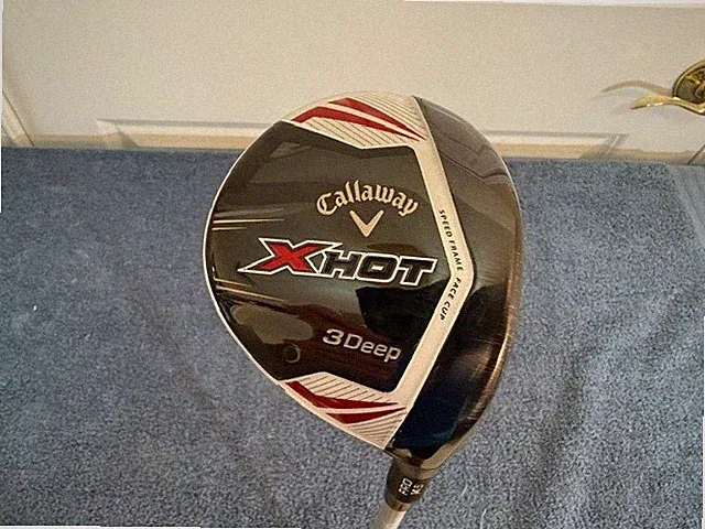 RH CALLAWAY X HOT PRO 14.5* DEEP 3 WOOD, PROJECT X PX 5.5 SHAFT, LAMKIN UTX GRIP