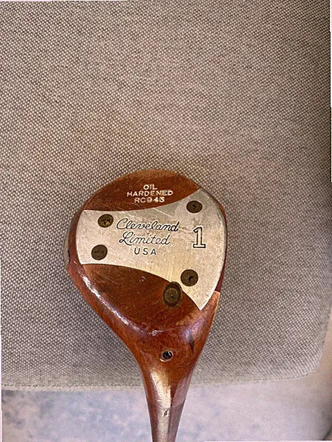RH Cleveland Classic Oil Hardened RC945 Persimmon Driver DG S Flex Shaft