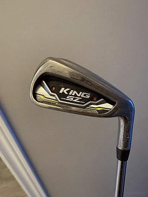 RH COBRA GOLF KING SZ SPEEDZONE 7 IRON REG FLEX STEEL LAMKIN $12.95 USA/CAN SHIP