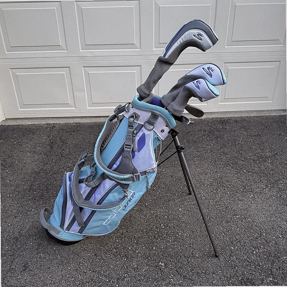 RH Cobra Junior JR Golf Set 7 Club Driver, 3W, 5H, 7-9-SW, Putter, &Stand Bag