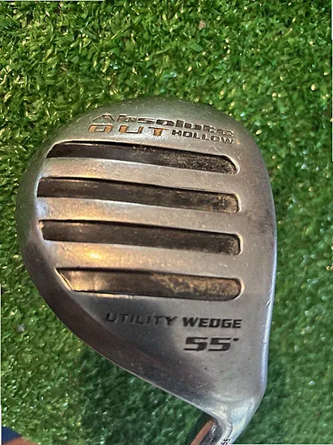 RH Intech Absolute Out Hollow 55° ￼Utility Wedge With Steel Shaft #P358