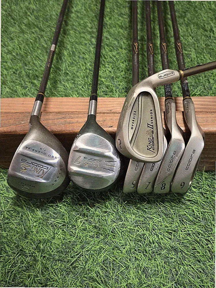 RH King Cobra 5,7,8,9,PW + 3 Wood + 7 Wood Golf Club Set Seniors Graphite PC3693