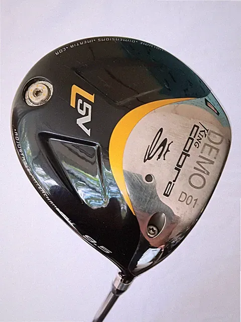 RH King Cobra DEMO L5V Driver R-Flex 9.5* w/ headcover Midsize GP Tour Wrap Grip