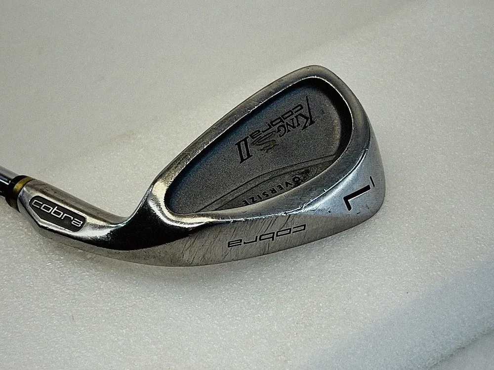RH King Cobra II Oversize 7 Iron Golf Club Steel Hump Shaft Stiff Flex 37.5"