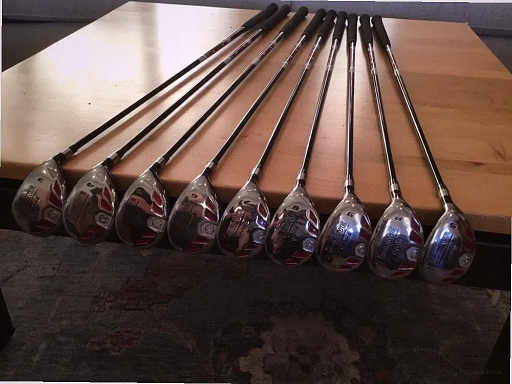RH Majek iDrive Golf Clubs All Rescue Hybrid 3-PW, SW Senior flex. NICE!